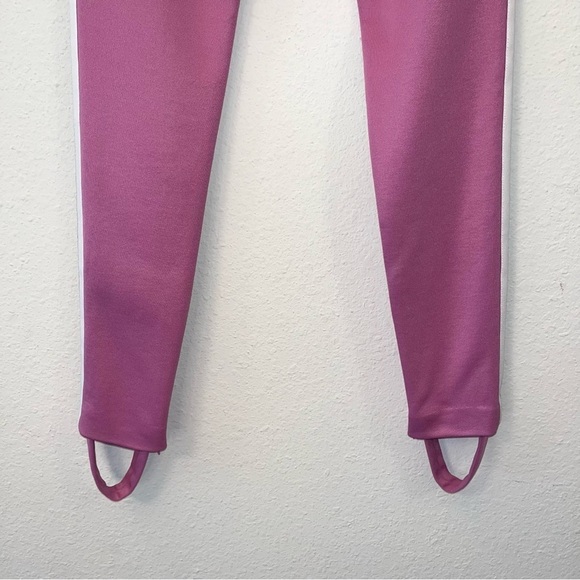 GUCCI stirrup pants trousers XS mauve pink knit tuxedo stripe Y2K 90s retro NWT - Picture 11 of 16